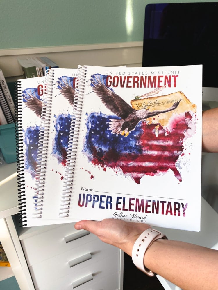 united states government mini unit workbooks from gather round homeschool