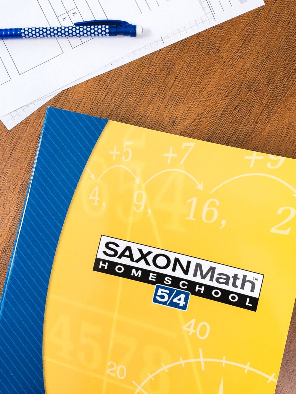 the saxon math 5/4 homeschool curriculum student workbook