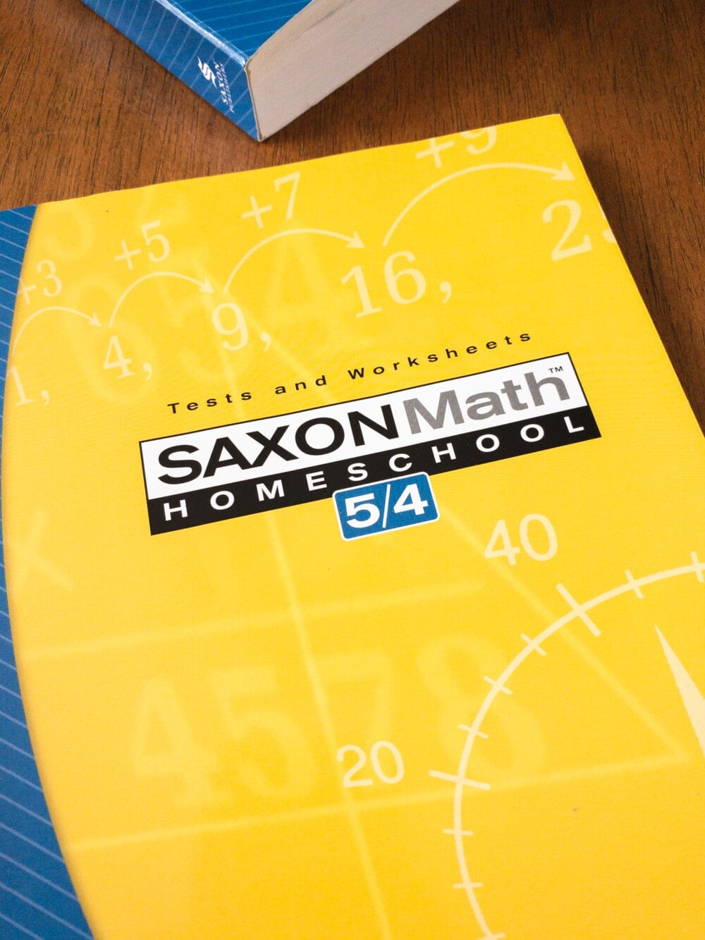 the saxon math 5/4 tests and worksheets workbook